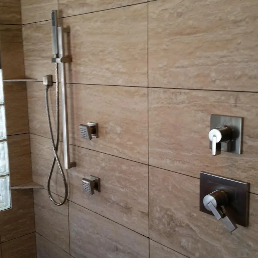 Shower fixture installation for Frozen Pipe Repair in Liberty